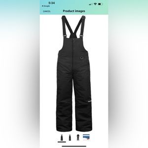 Boulder Gear Youth Ski Bib- Size XL